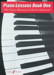 Cover of: Piano Lessons Book 1