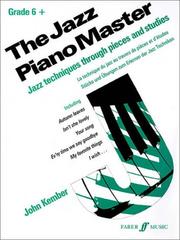 Cover of: The Jazz Piano Master: Jazz Techniques Through Pieces and Studies