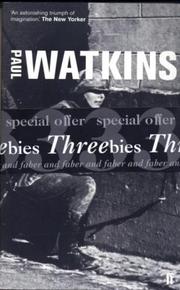 Cover of: Threebies: Paul Watkins (Faber "Threebies")