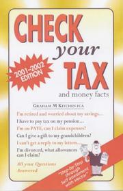 Cover of: Check Your Tax and Money Facts