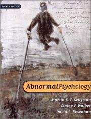 Cover of Abnormal Psychology, Fourth Edition W/CD