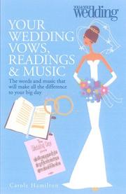 Cover of: Your Wedding Vows, Readings & Music (You & Your Wedding)