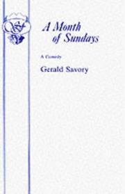 A month of Sundays by Gerald Savory