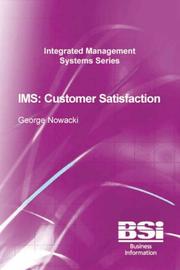 Cover of: IMS (Integrated Management Systems) by George Nowacki