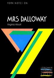 Cover of: York Notes on Virginia Woolf's "Mrs. Dalloway"
