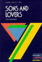 Cover of: York Notes on D.H.Lawrences Sons and Lovers | Lance St.John Butler