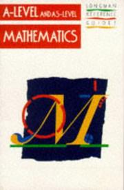 Cover of: Mathematics ("A" Level Reference Guides)