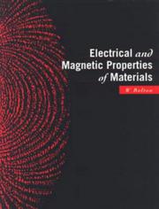 Cover of: Electrical and Magnetic Properties of Materials