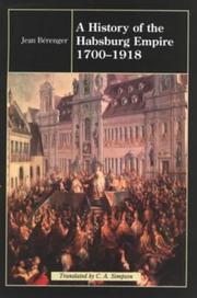 Cover of: The Habsburg Empire 1700-1918 | Jean Berenger