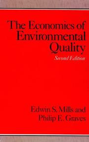 Cover of: The economics of environmental quality by Edwin S. Mills