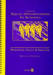 Cover of: A Handbook on Equal Opportunities in Schools