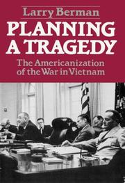 Cover of: Planning a Tragedy by Larry Berman