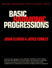 Cover of: Basic harmonic progressions by John Clough