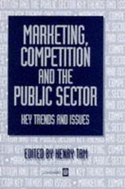 Cover of: Marketing, Competition and the Public Sector