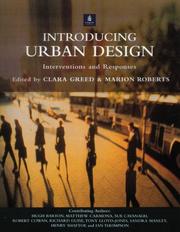Cover of: Introducing Urban Design by 