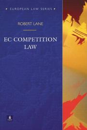 European Community Competition Law (European Law Series) by Robert Lane