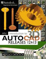 Cover of: An Introduction to 3d Autocad: Releases 12 and 13