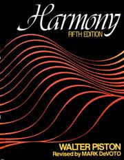 Cover of: Harmony