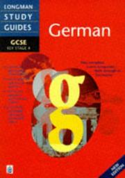 Cover of: GCSE German (Longman Study Guides) | David Rogers