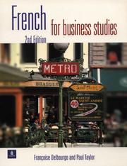 Cover of: French for Business Studies