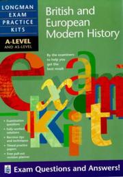 Cover of: A-Level British and European Modern History (Longman Exam Practice Kits)