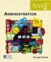 Cover of: NVQ Administration by Pauline Foster