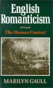 Cover of: English romanticism: the human context