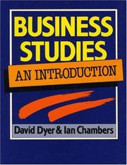 Cover of: Business Studies by David Dyer, Ian Chambers, David Dyer, Ian Chambers