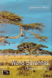 Cover of: World Savannas by Jayalaxshmi Mistry