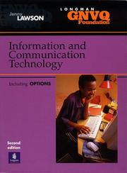 Cover of: Information and Communication Technology (Longman GNVQ Foundation) by Jenny Lawson