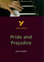 Cover of: York Notes on Jane Austen's "Pride and Prejudice"