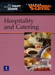 Cover of: Vocational A-level Hospitality and Catering by Mary Aslett, Richard Gower