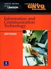 Cover of: Intermediate GNVQ Information and Communication Technology Options by Peter Bradshaw, Ian Davis, Alison Duff