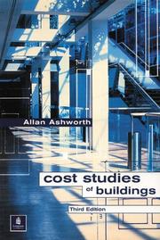 Cost Studies of Buildings by Allan Ashworth