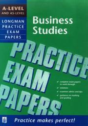 Cover of: A-level and AS-level Business Studies (Longman Practice Exam Papers)