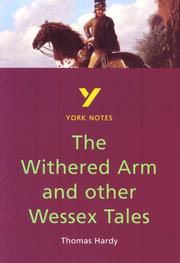 Cover of: York Notes on Thomas Hardy's "Withered Arm and Other Wessex Tales"