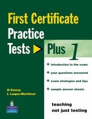 Cover of: First Certificate English Practice Tests (FCE)