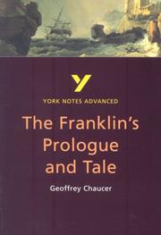 Cover of: The Franklin's Tale by Geoffrey Chaucer by Jacqueline Tasioulas