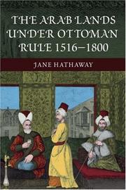 Cover of: The Arab Lands under Ottoman Rule | Jane Hathaway
