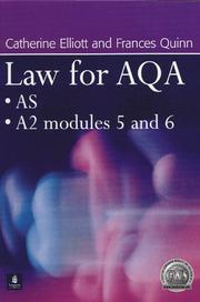 Cover of: Law for AQA