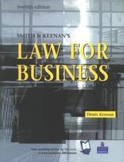 Cover of: Smith & Keenan's Law for Business