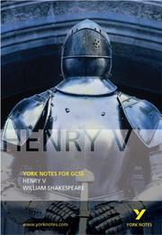 Cover of: York Notes on "Henry V" by David Langston