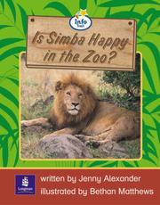 Cover of: Info Trail Emergent Stage Is Simba Happy in the Zoo? (LILA) | C Hall