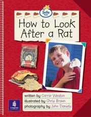 Cover of: Info Trail Emergent Stage How to Look After a Rat (LILA)