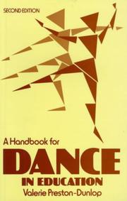Cover of: Handbook Dance Education