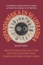 Hispanoamerica En Su Literatura by Nicholson B. Adams