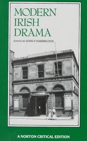 Cover of: Modern Irish drama