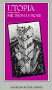Cover of: Utopia (Norton Critical Editions) by Thomas More, Thomas More
