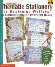 Cover of: Instant Thematic Stationery for Beginning Writers (Grades K-3)