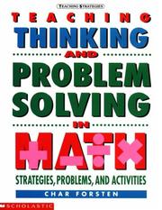 Cover of: Teaching Thinking and Problem Solving in Math (Teaching Strategies)